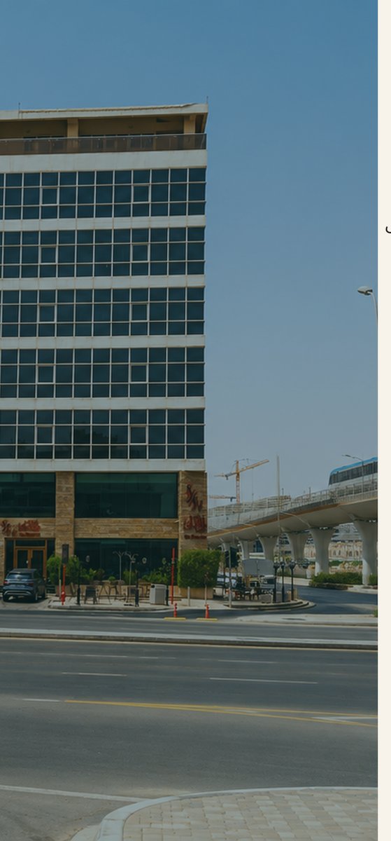 Office building on a Riyadh thoroughfare